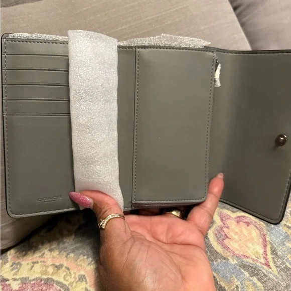 Coach Metallic Wallet - Picture 3 of 4